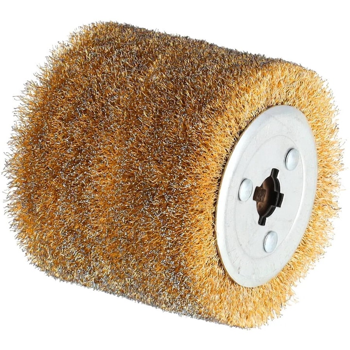 Perie de sarma pentru masina de slefuit si satinat 120x100mm