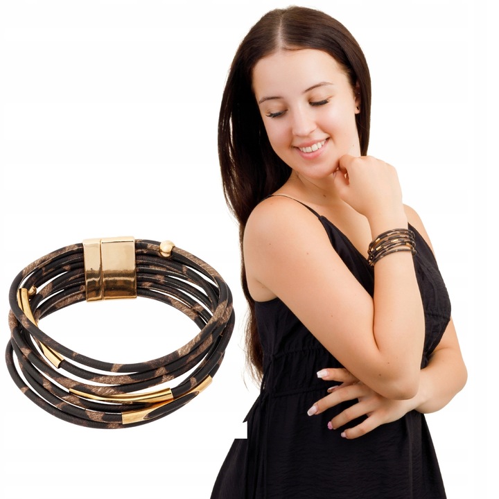 Bratara, Little Angel, J889, maro-auriu, 19.5 cm