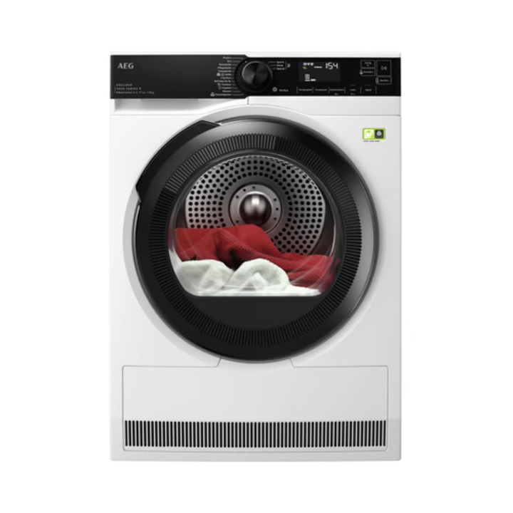 Uscător de rufe AEG, TR9W75789, 8 kg, alb, 85x59, 6x63, 6 cm