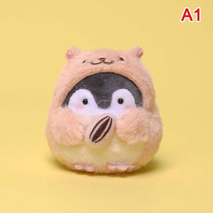 Breloc cu pinguin din plus, 12x8cm