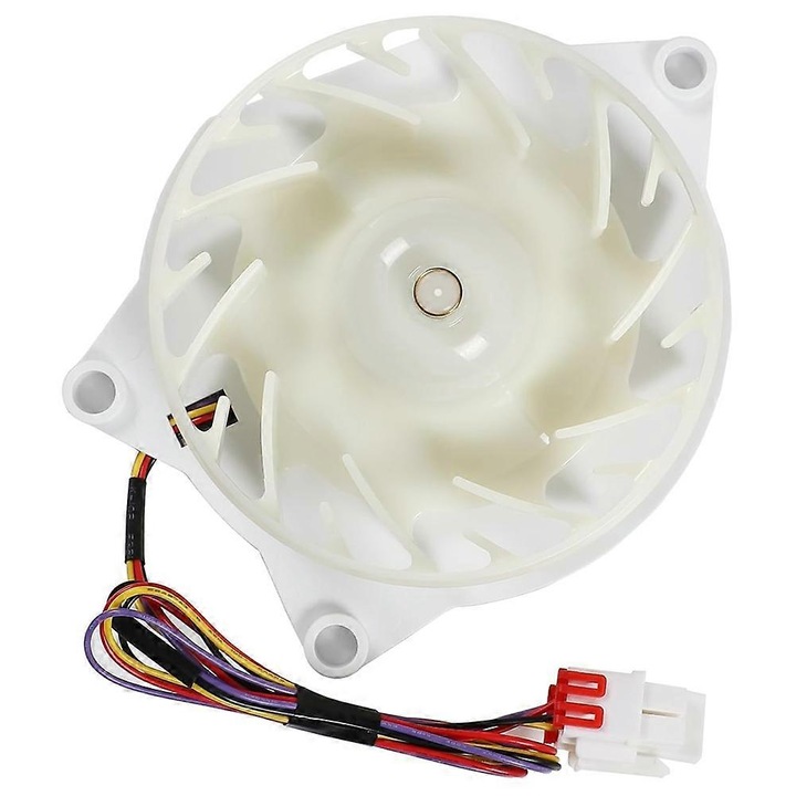LG EAU64824805 hűtőszekrény ventilátor motor, 12V, 1A, 4 tűs, műanyag és fém
