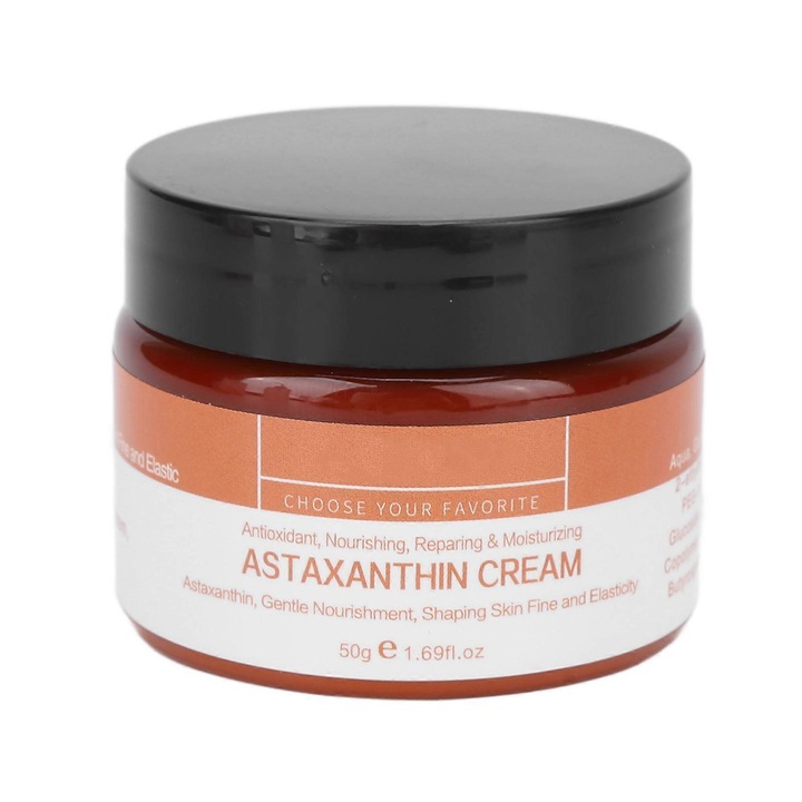 Astaxanthin arckrém, 50g, öregedésgátló, hidratáló, minden bőrtípusra