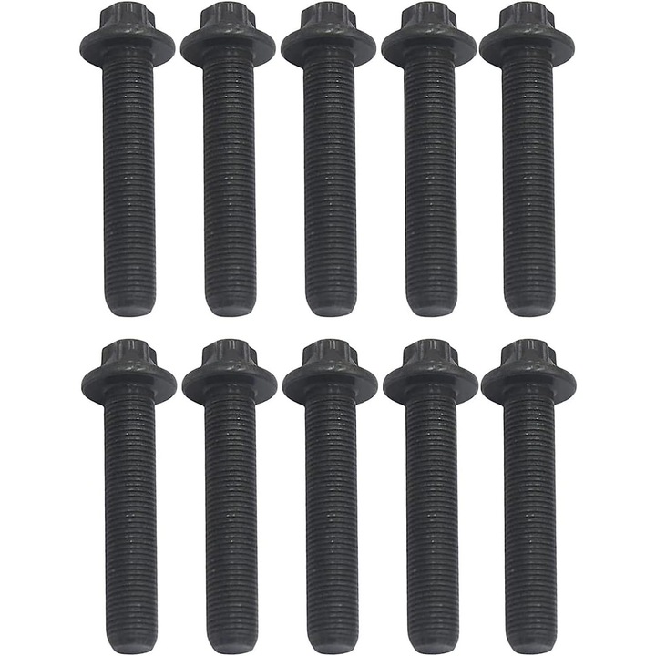 Комплект от 10 болта HOLDWELL 323-9312 за двигатели Caterpillar C7.1, C6.6, C4.4, стомана, устойчиви на високи температури