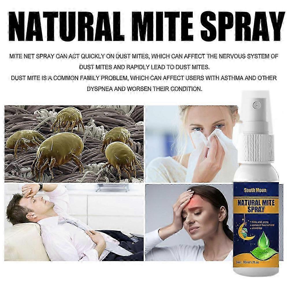 Spray pentru eliminarea acarienilor, 50ml, set de 3 bucati, 11.3x3.2cm ...