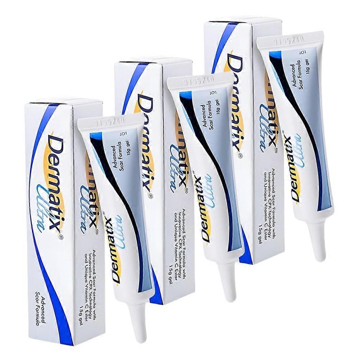 Dermatix hegjavító krém 15g, aknéra és striákra, 3 darabos szett