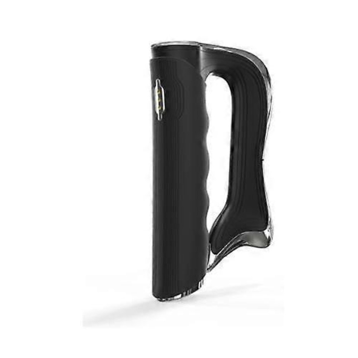 Aparat de masaj electric Gua Sha, 3 moduri, incalzire, negru