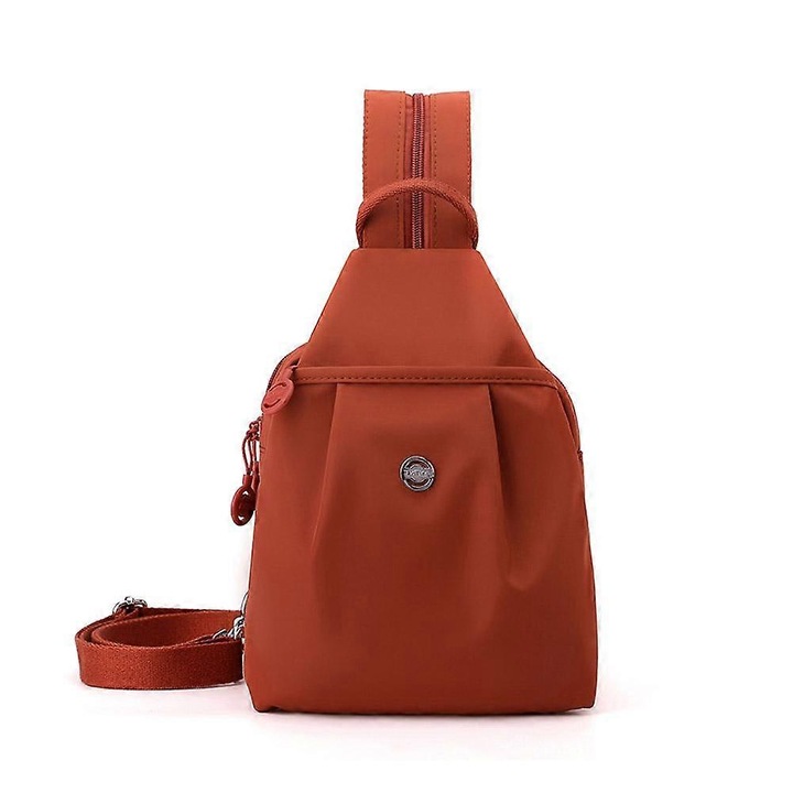 Ежедневна преносима раница, оранжева, 21x14x30см