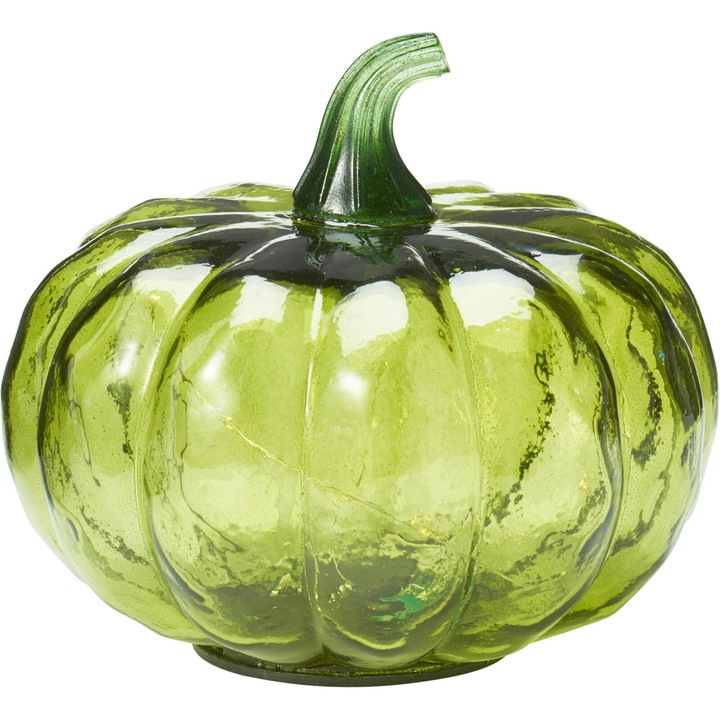 DecoDepot, LED üveg tök dekoráció, színes, 13cm