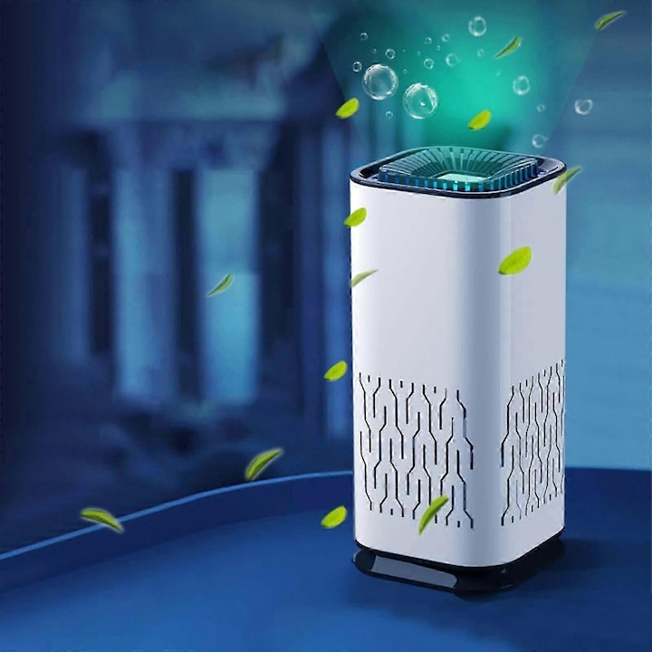 Purificator de aer, cu LED, capacitate 1200ml, 7 culori, pentru camere mari si mici