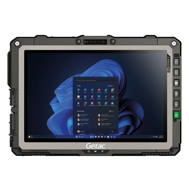 Laptop Getac UX10 G3 USCE54VIXDSX, 10.1 inch 1920 x 1200 Touchscreen, Intel 1235U 10 C / 12 T, 4.4 GHz, 12 MB cache, 28 W, 8 GB DDR4, 256 GB SSD, Intel Graphics, Windows 11 Pro