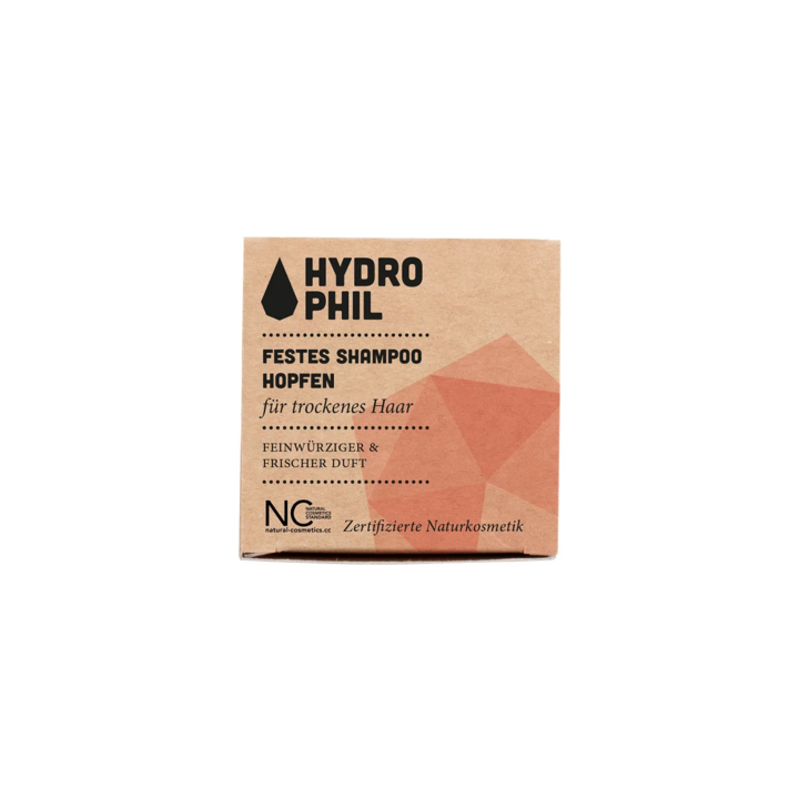 HYDROPHIL - Sampon solid organic pentru par uscat - Hopfen 50 g