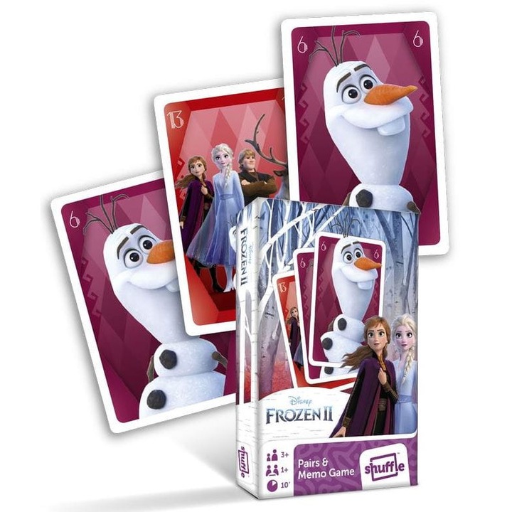 Игра за памет и интелигентност, Cartamundi, 25 карти, 9,2x6,3x1,5см, 2-4 играчи, 4+ години