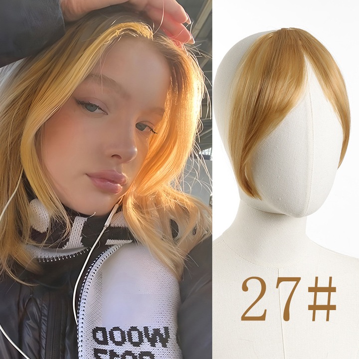 Peruca cu breton, set bonus, multicolor, usor de purtat, pentru petreceri si cosplay