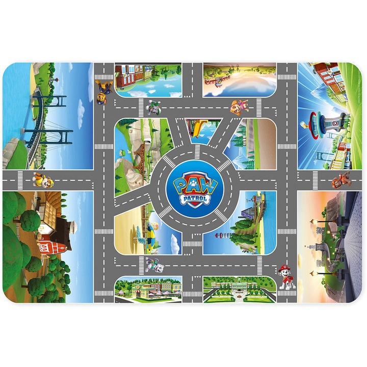 Covor copii, NICKELODEON, Paw Patrol, 100x150cm, multicolor