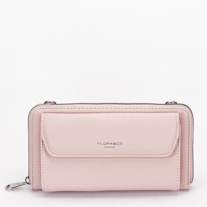 Rózsaszín pénztárca és telefontartó B-H6017 07 Rózsaszín