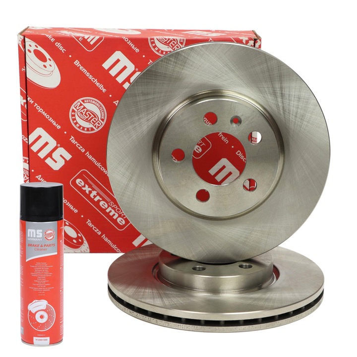 Master-Sport féktárcsa készlet, szellőztetett, 276x44,1mm, 5 lyuk, csavarokkal