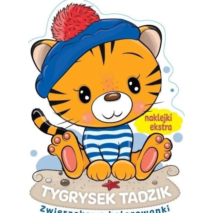 Zwierzakowe kolorowanki. Tygrysek Tadzik