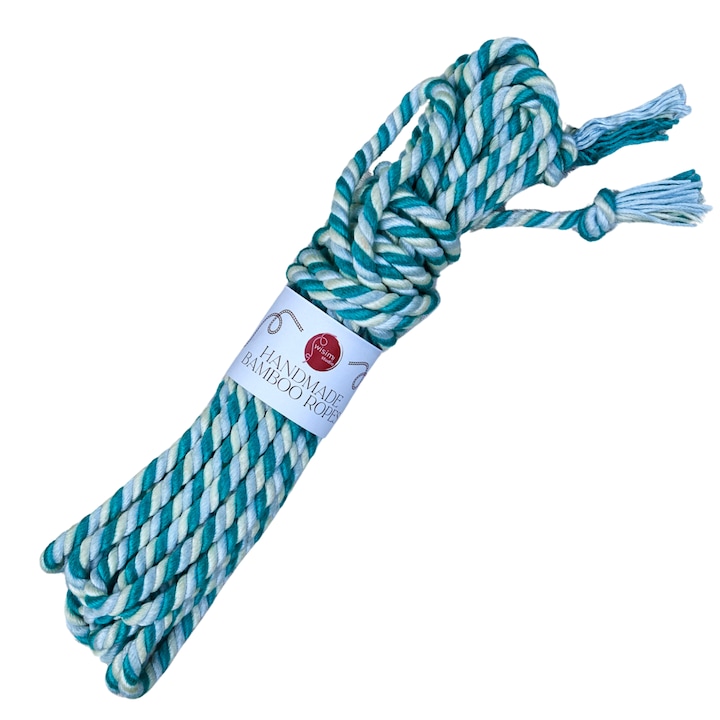 Franghie de bambus pentru Shibari, Wisimi Studio, 8m, 6mm