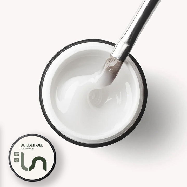 Gel de constructie, Builder Gel Self Leveling Silence Glow, 50 ml