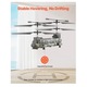 Elicopter armata cu telecomanda, 2.4 Ghz, 3 canale, Diverse functii, Baterie Litiu 600mAh