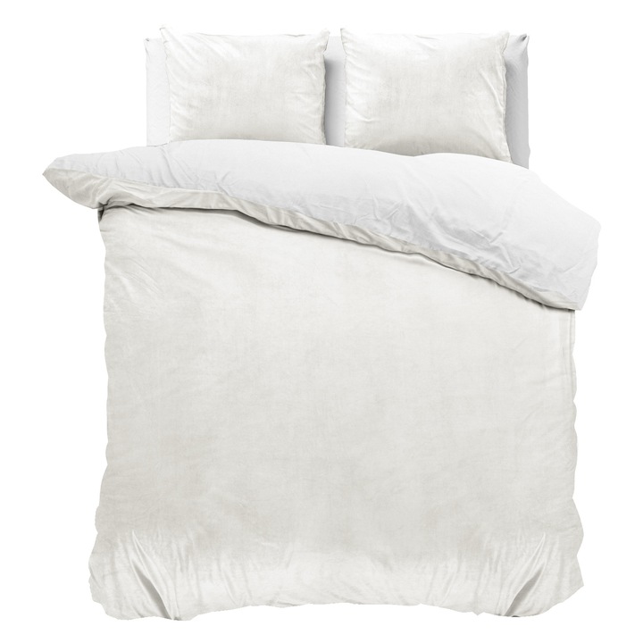Ágynemű, Pamut, Fehér, 240x220 cm