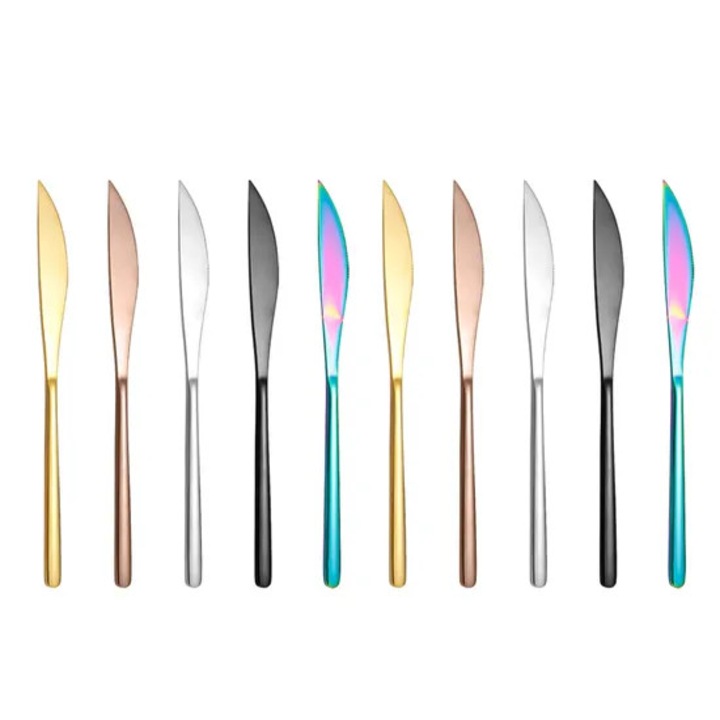 Set de 10 cutite de masa, inox, 21.5 cm