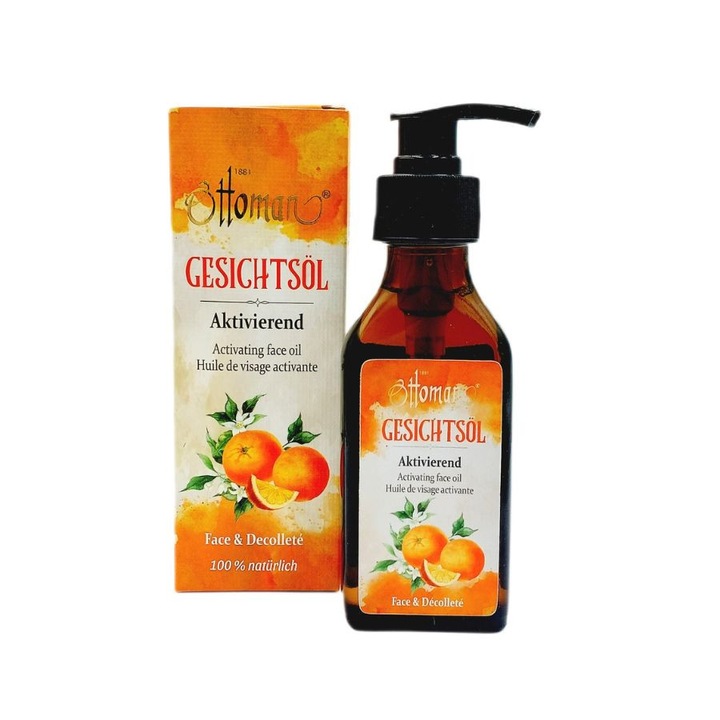 Ulei cosmetic de portocale, Ottoman, 100 ml, hidratare și regenerare, pentru toate tipurile de ten, ulei esențial de portocale