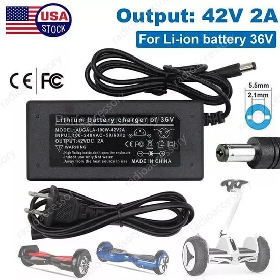 Incarcator 42V 2A pentru trotinete electrice GOTRAX GXL V2 G2 G3