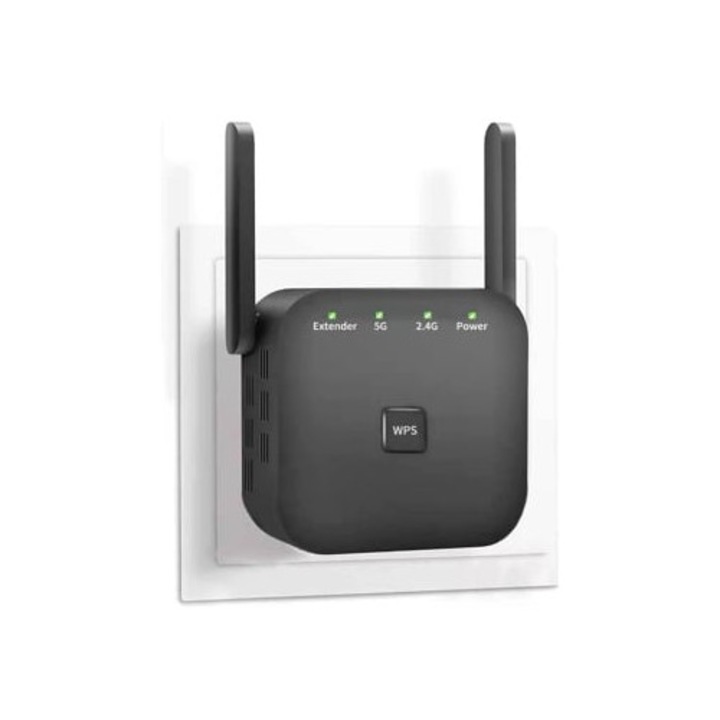 Wifi jelerősítő, 2024, 8,640 négyzetláb lefedettség, 60 eszköz csatlakoztatására alkalmas