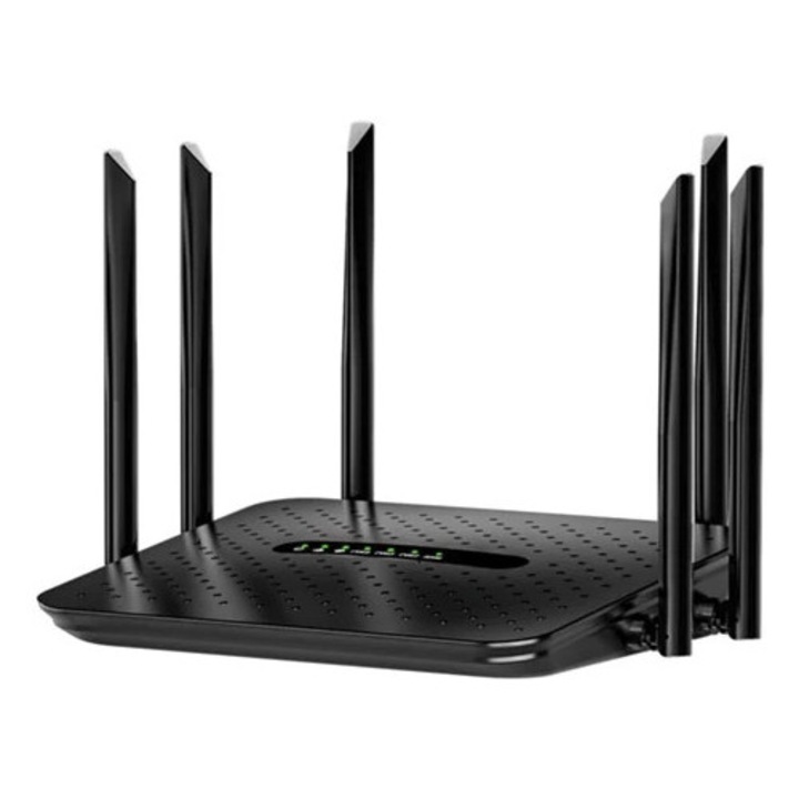 Vezeték nélküli router, Gigabit Ethernet, Fekete