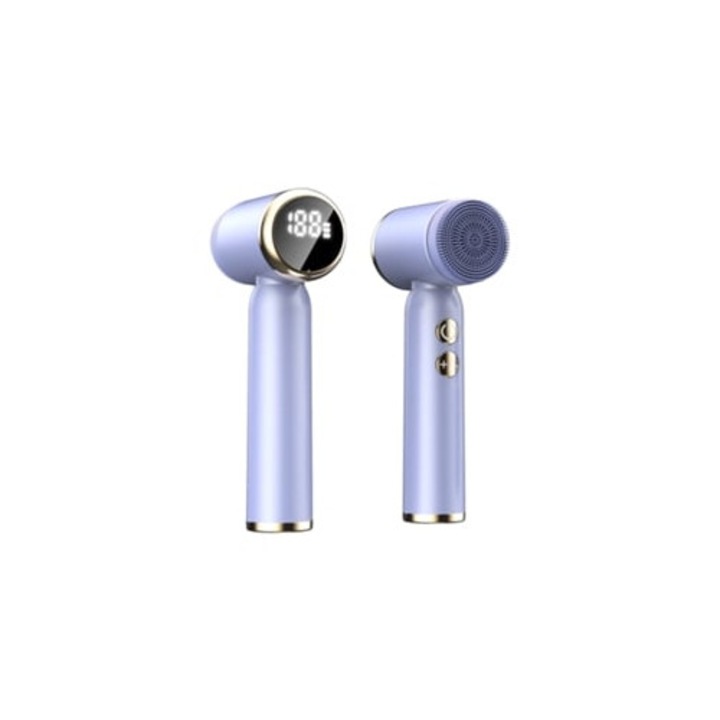 Perie electrica de curatare faciala 6 in 1, rotativa, reincarcabila, impermeabila IPX6, cu 6 capete de perie