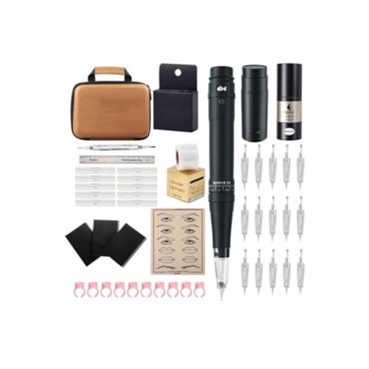 Безжична машина за грим, устройство с микроигли за татуиране на вежди, преносимо захранване