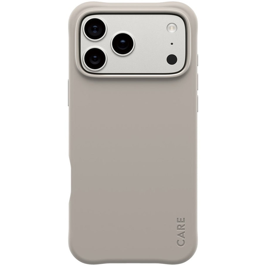 Husa Spate Silicon Care MagSafe PanzerGlass pentru iPhone 17 Pro Max CR34744 Crem