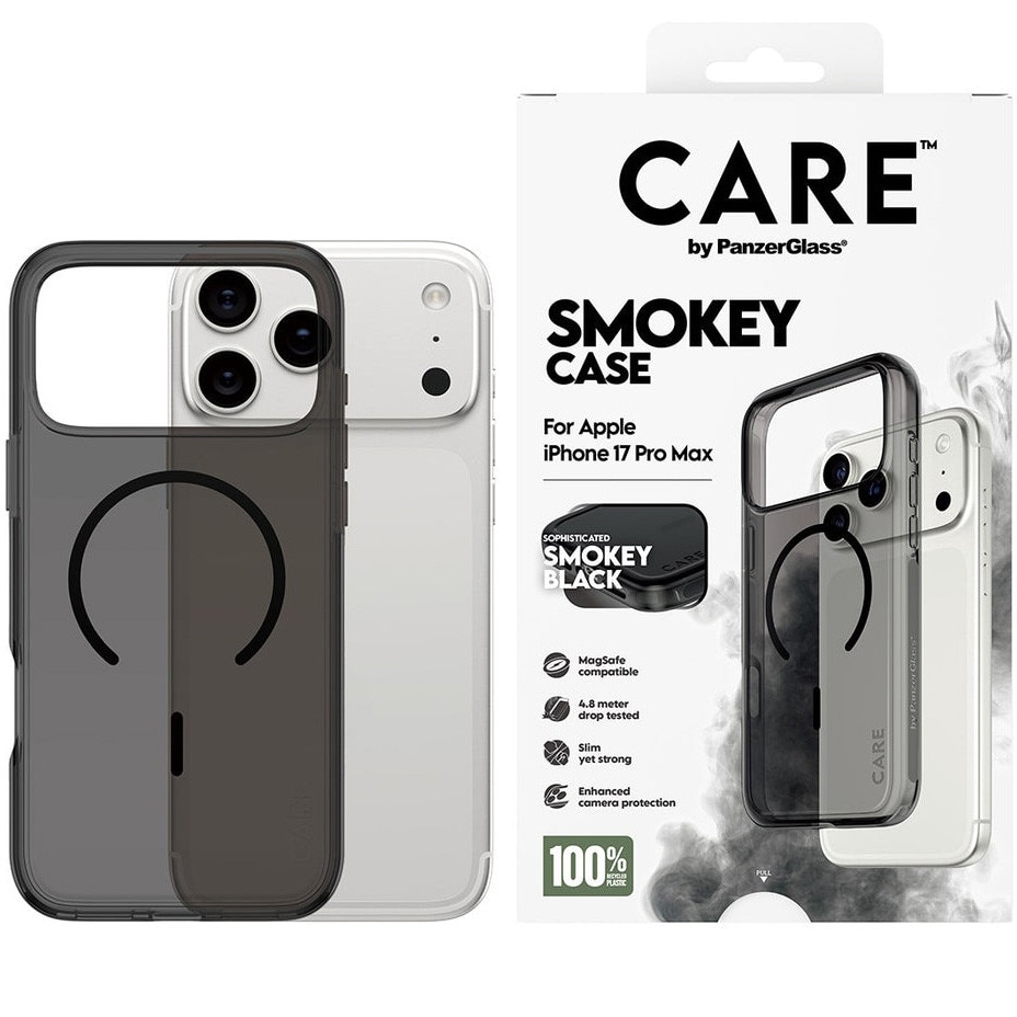 Husa Spate Urban MagSafe PanzerGlass pentru iPhone 17 Pro Max CR57780 Negru