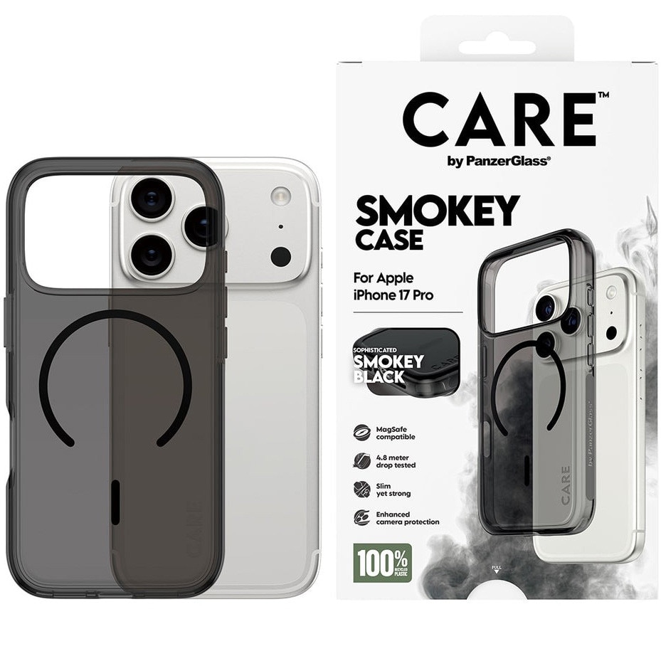 Husa Spate Urban MagSafe PanzerGlass pentru iPhone 17 Pro CR68423 Negru