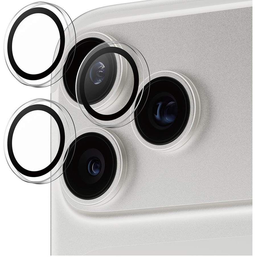 Folie Sticla Camera PanzerGlass Hoops pentru iPhone 17 Pro/Pro Max PG38406 Transparent