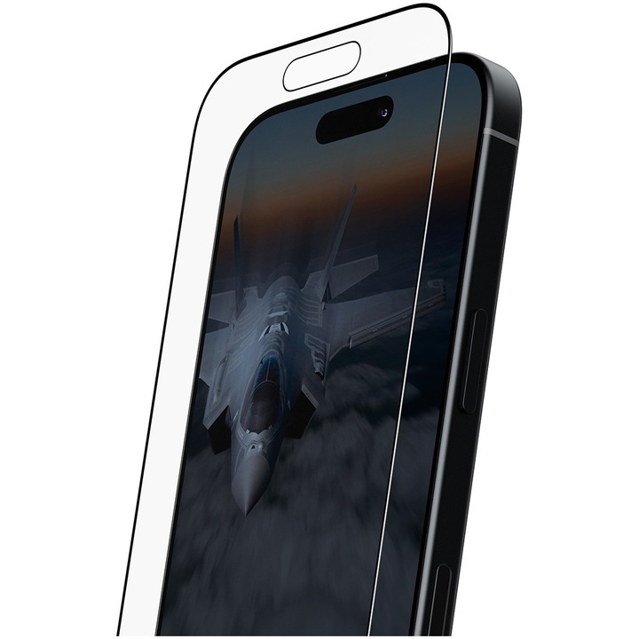 Folie Sticla PanzerGlass Stealth cu aplicator pentru iPhone 17 PG54911 Negru