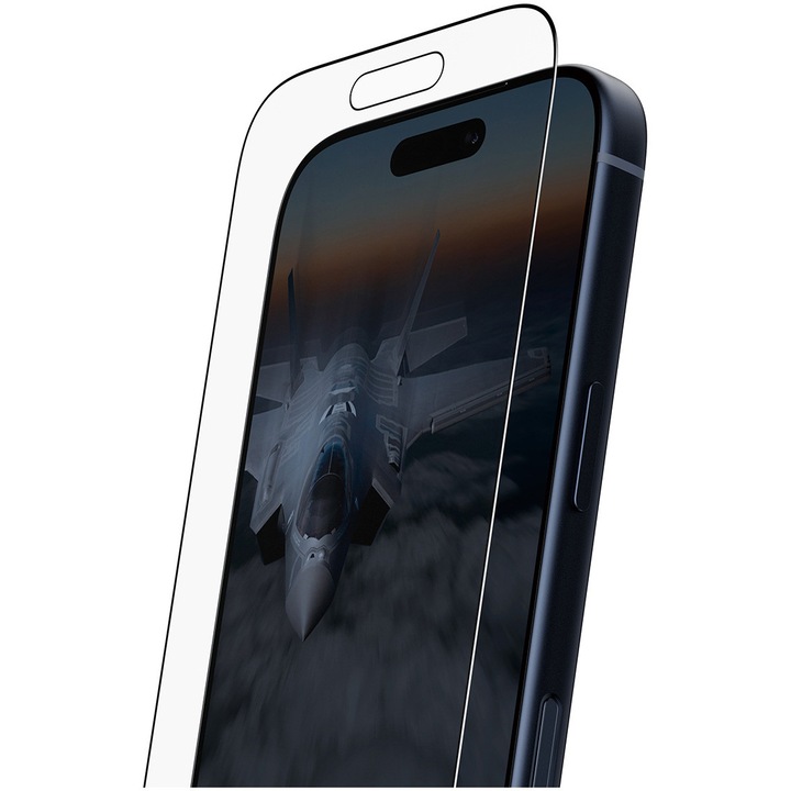 Folie Sticla PanzerGlass Stealth cu aplicator pentru iPhone 17 Pro PG69356 Negru