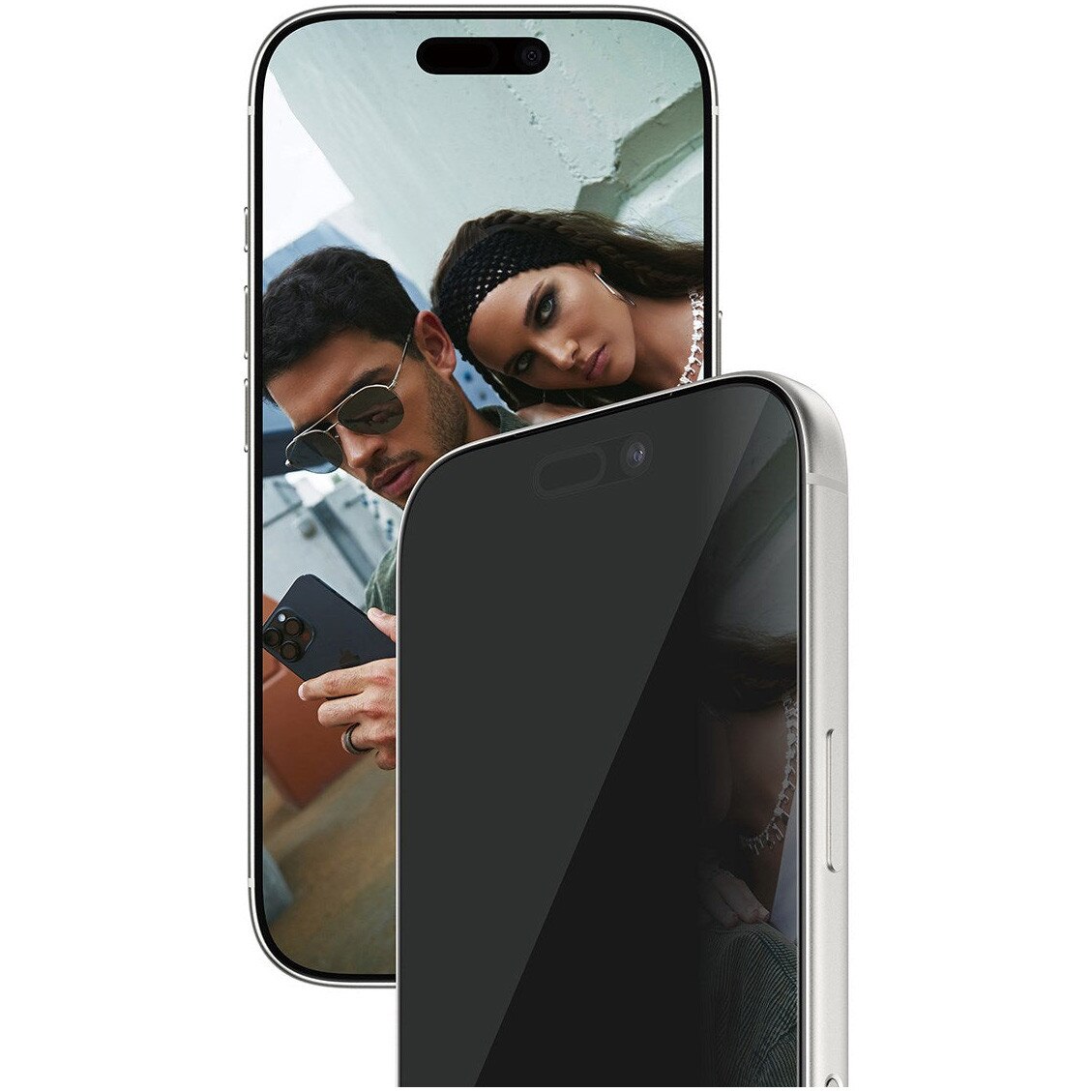 Folie Sticla Privacy PanzerGlass Safe pentru iPhone 17 Pro SA21834 Negru