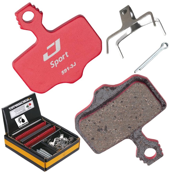 Комплект накладки за спирачки JAGWIRE, за велосипед, комплект за 1 колело, съвместими със SRAM Level TL, AVID DB5, DB3, DB1