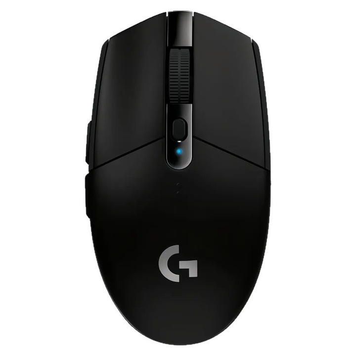 Vezeték nélküli G304 Gaming egér, 12.000 DPI, 6 programozható gomb, Fekete
