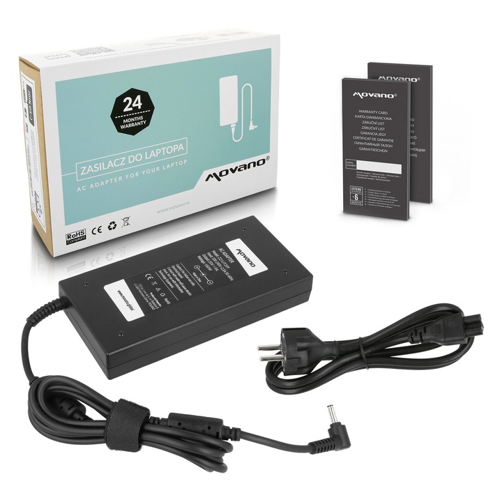 Incarcator laptop Movano 20V 9A 180W 4.5x3.0mm