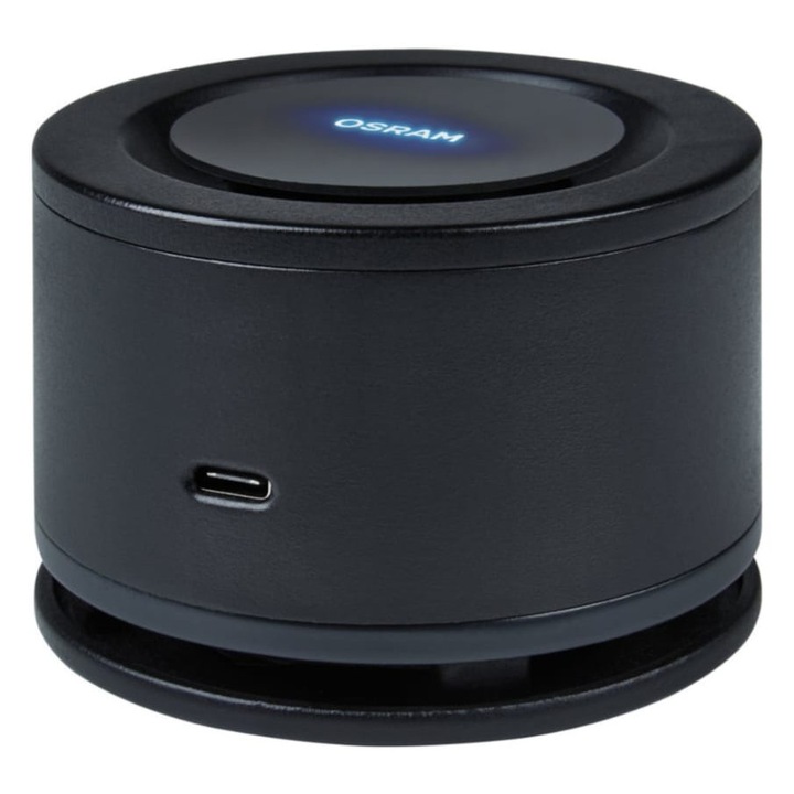 Purificator de aer Osram Air Zing Mini, compact, negru, alimentare USB-C