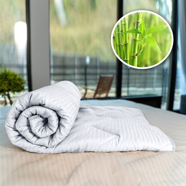 Pilota matlasată, Ralex Pucioasa, umplutură 100% bambus, 400gr./m2, 200x215cm