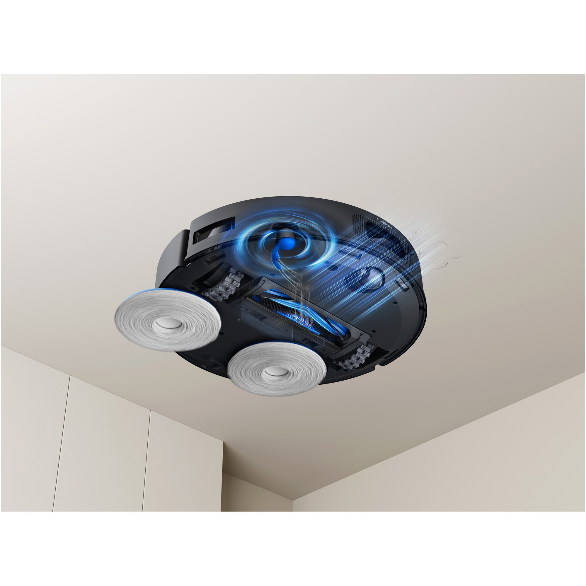 Aspirator robot DEEBOT T30C Gen2 Ecovacs, 25000Pa, OZMO Turbo , baterie Li-Ion 5200mAh, Negru