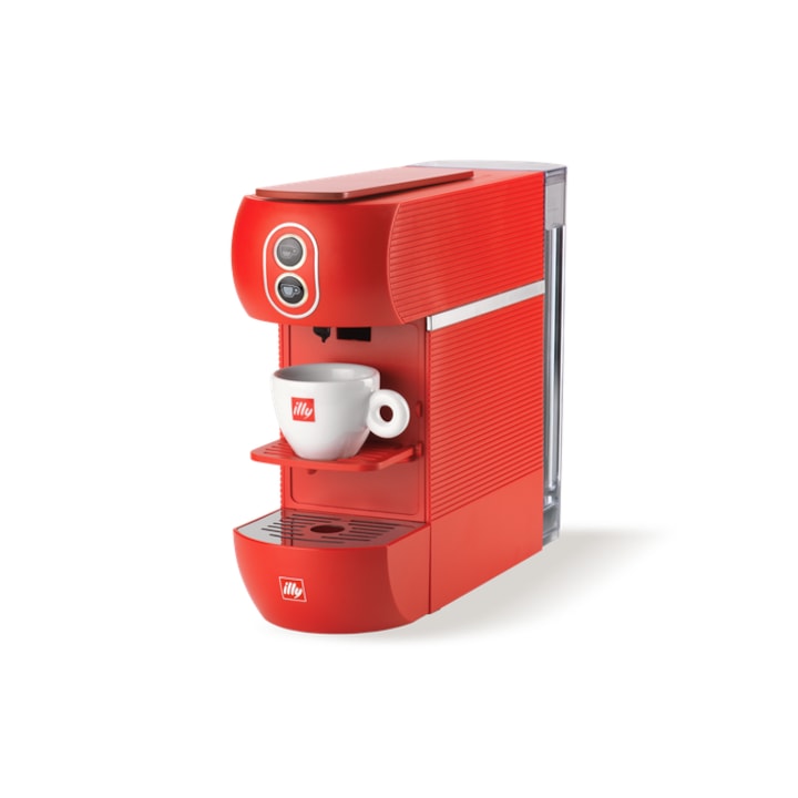 Espressor illy easy dose, 800 W, 20 bari, 1 litru, capsule ESE, Rosu