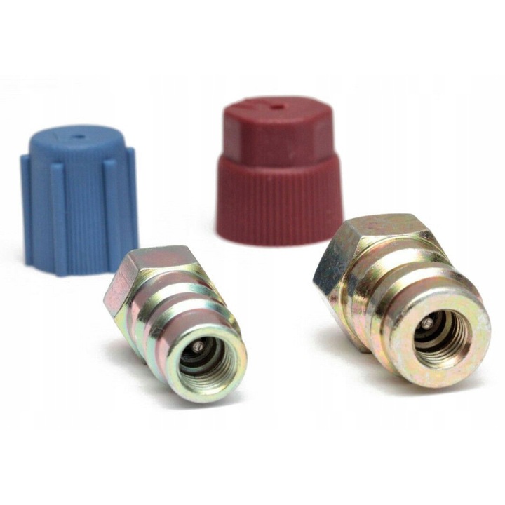 Адаптери HP LP R12 към R134a, Akli, 2 броя, свързване 1/4"