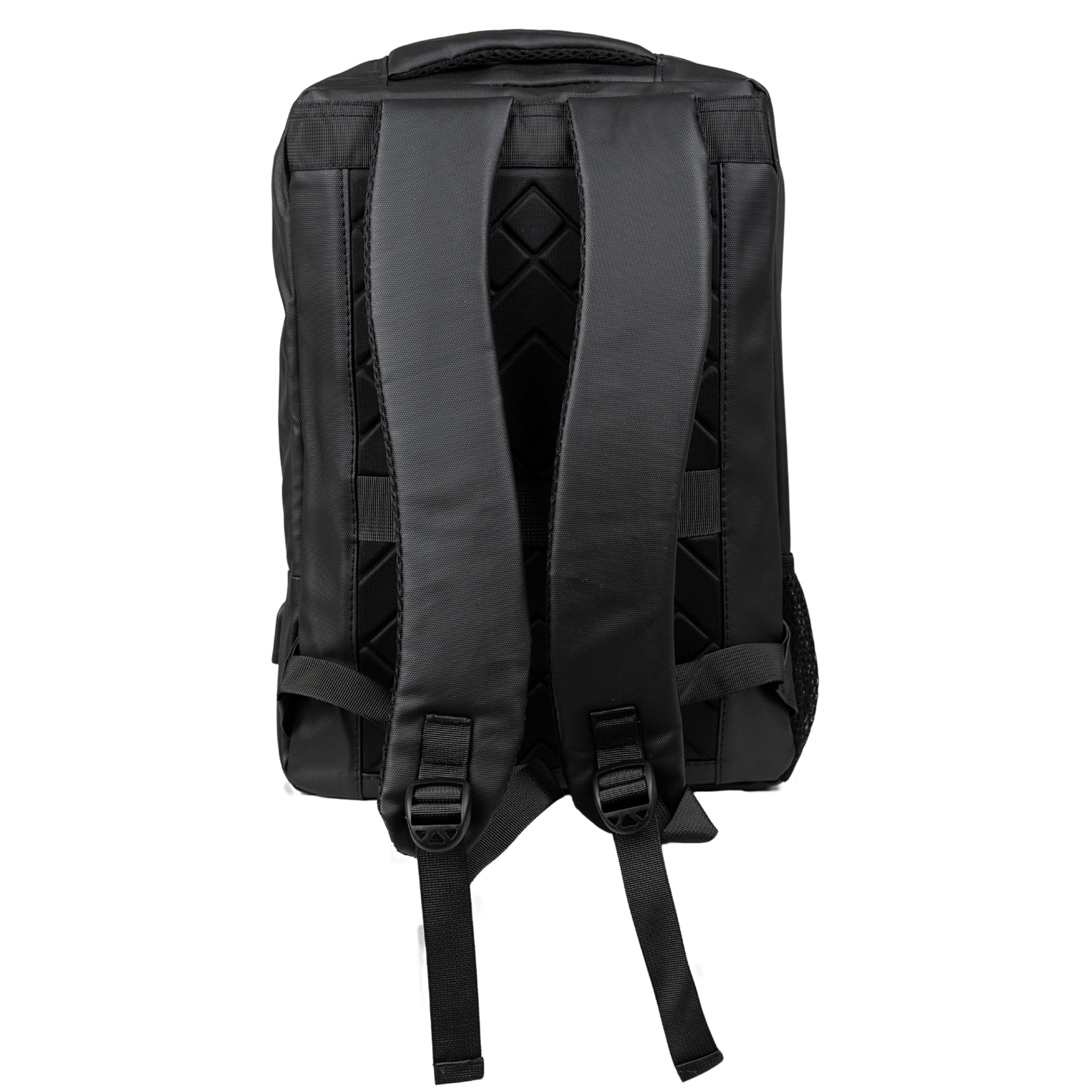 Rucsac scolar VIO negru poliester impermeabil 43x30x11 cm, 14,2L, laptop 15,6”, femei, barbati, port USB, curea valiza BK91109black