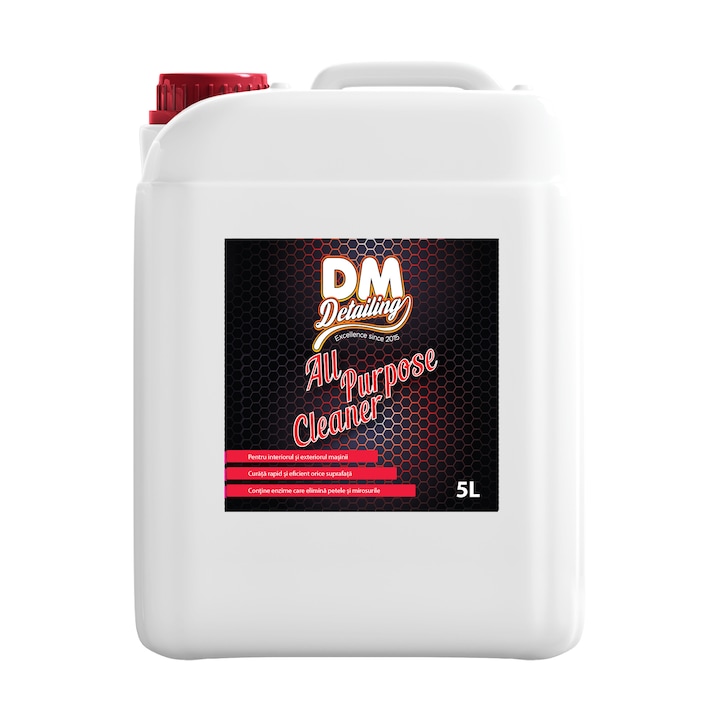 Solutie Curatare Auto, DM Detailing, 5L, universala, PH neutru, pentru piele si textile