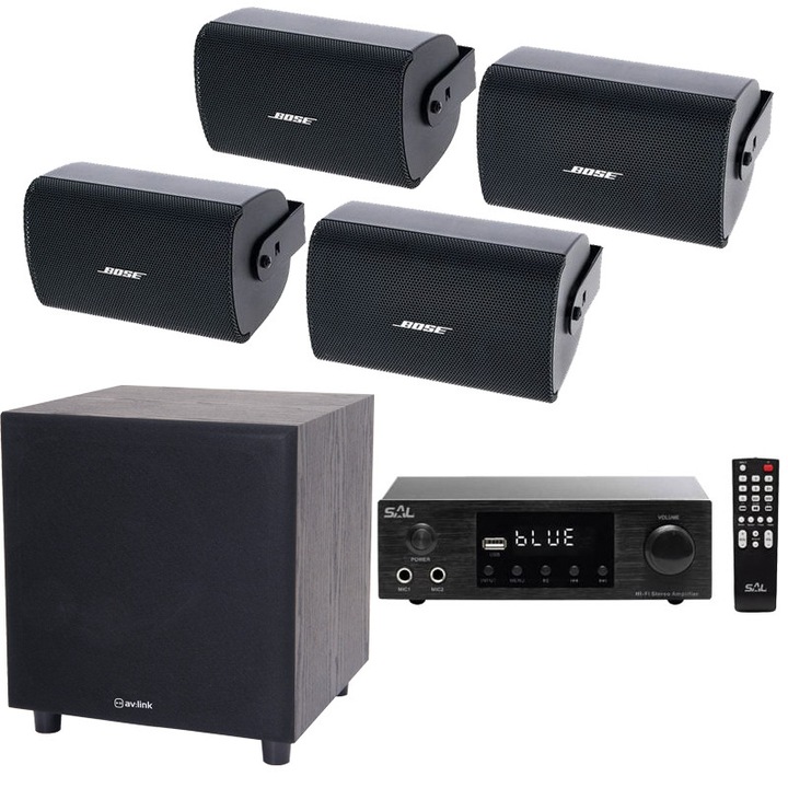 Sistem audio 4.1 Bose Freespace FS2-SE-extended, negru, 4 boxe + Subwoofer